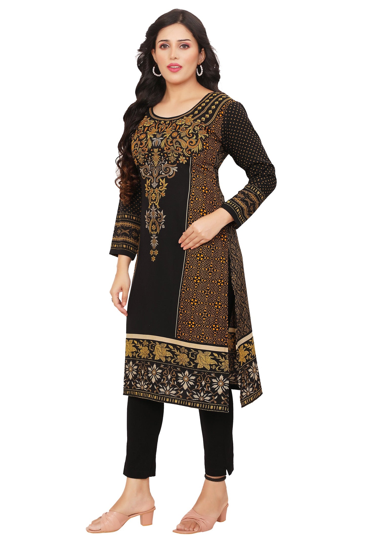 Bronze long kurti for women