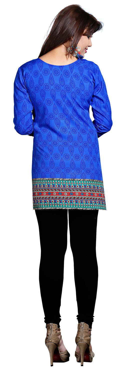 Blue Indian kurti for women