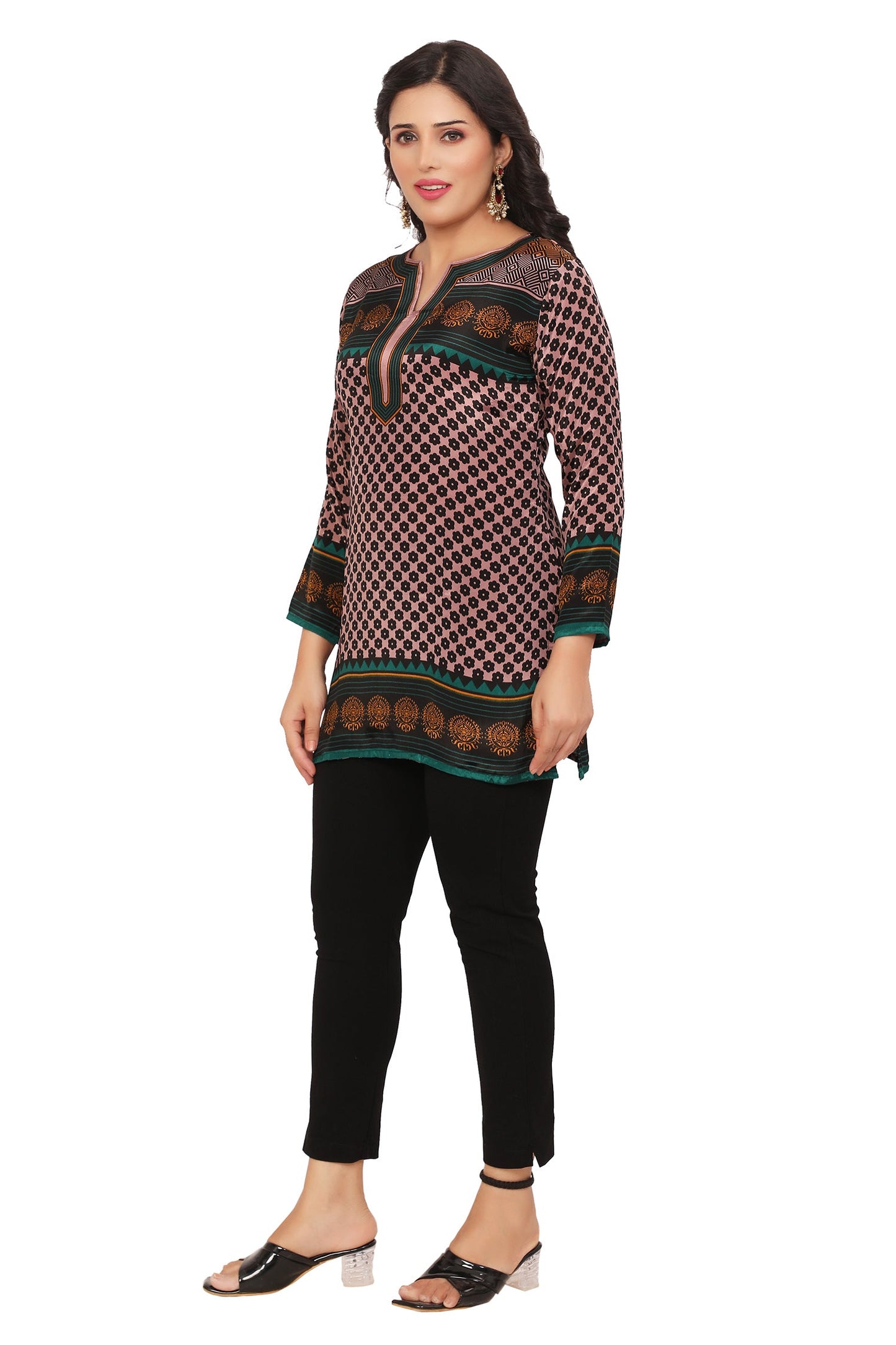 Green kurtis for women