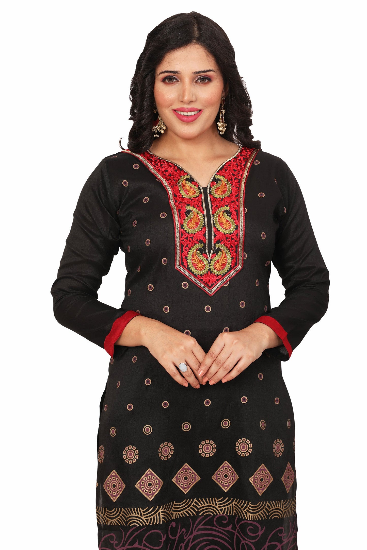 Black Kurta Top