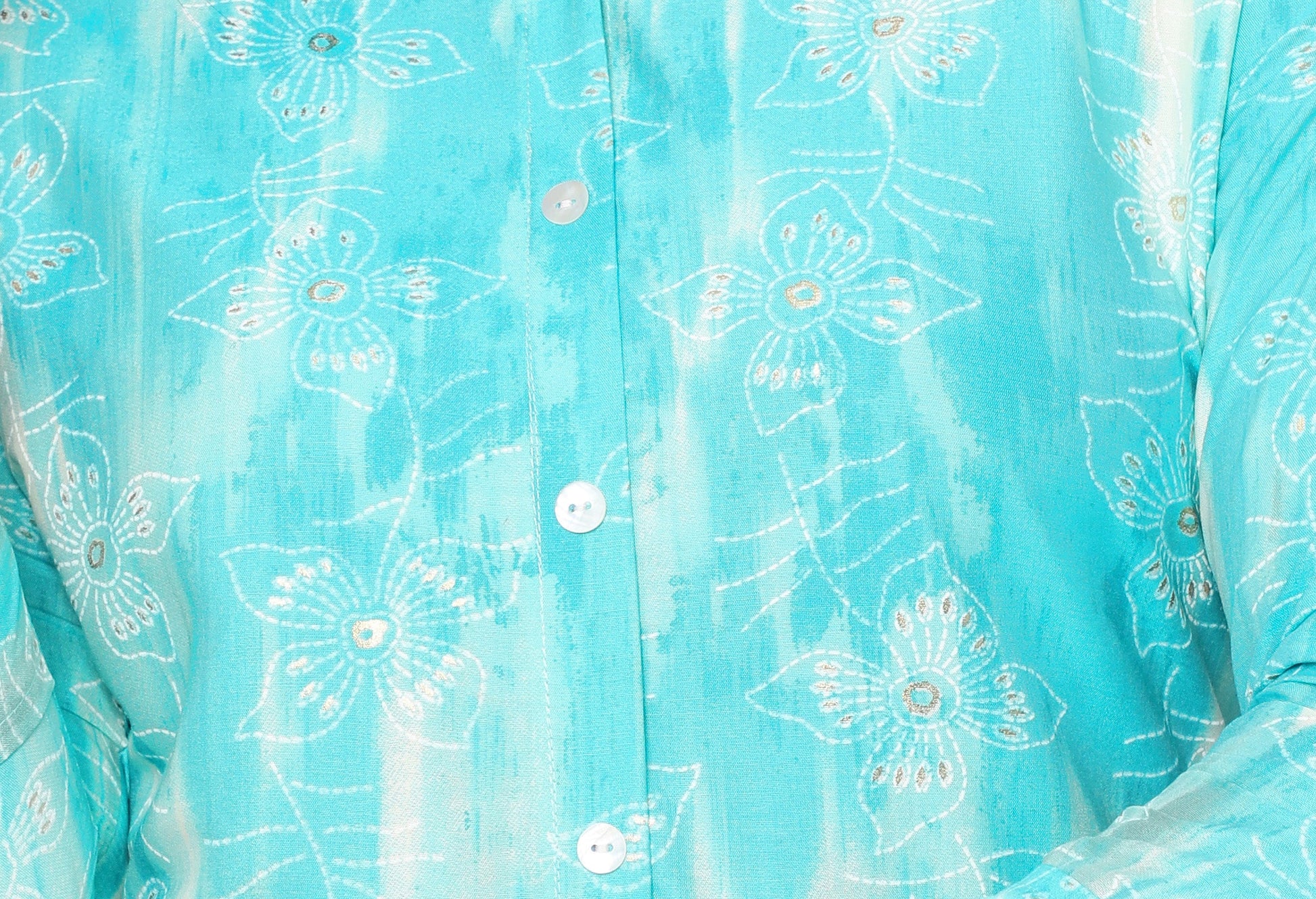 Aqua short cotton kurtis for women