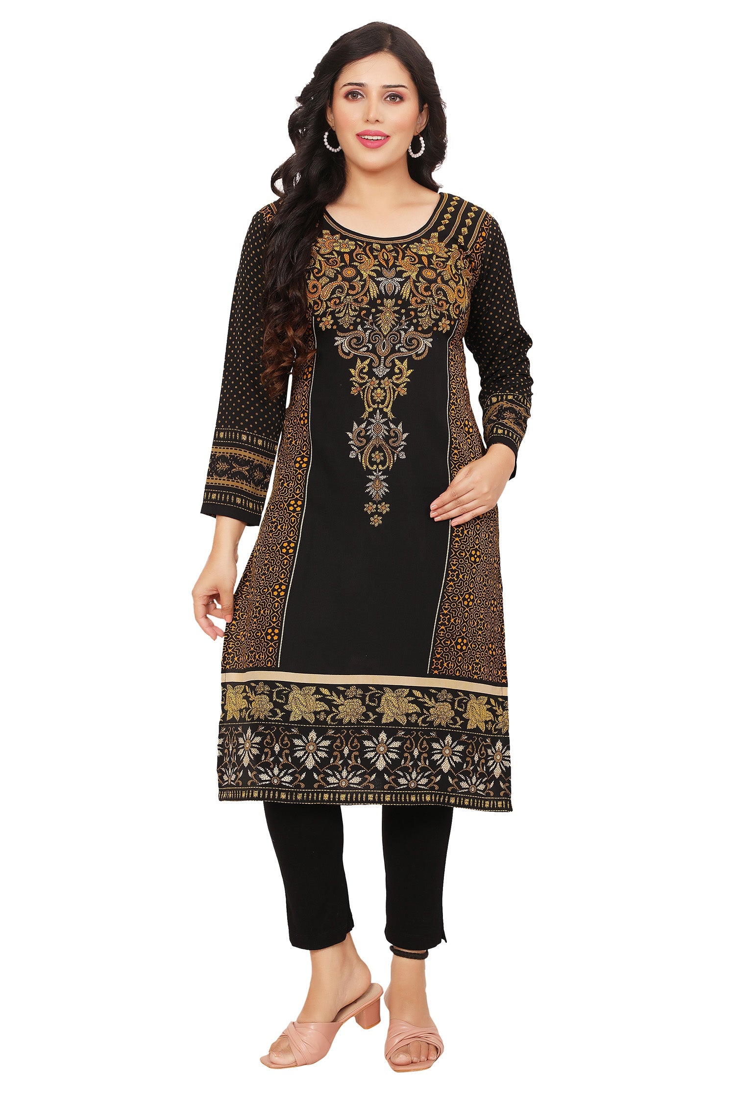 Bronze long kurti for women