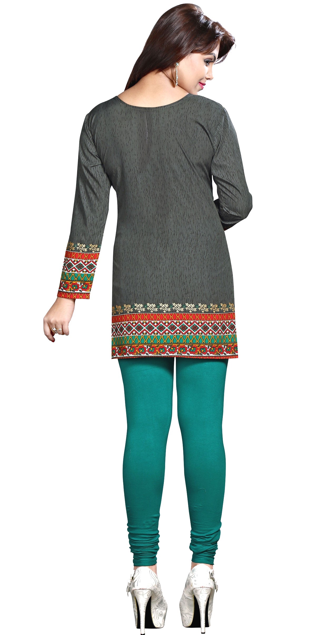 Grey indian kurta for women