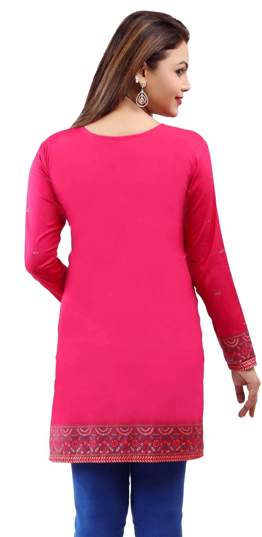 Pink kurta for women