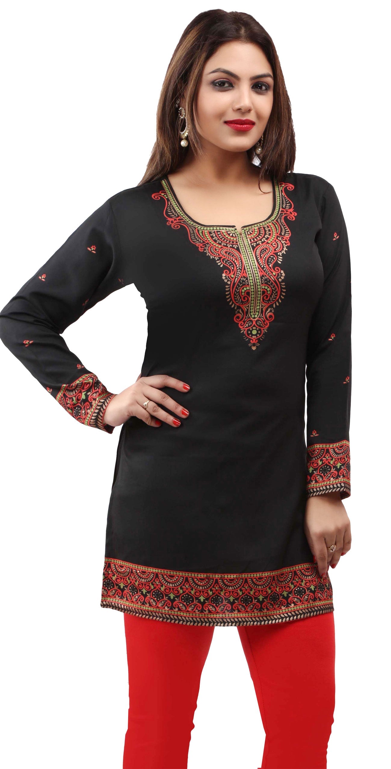 Black kurta for women