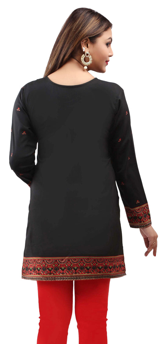 Black kurta for women