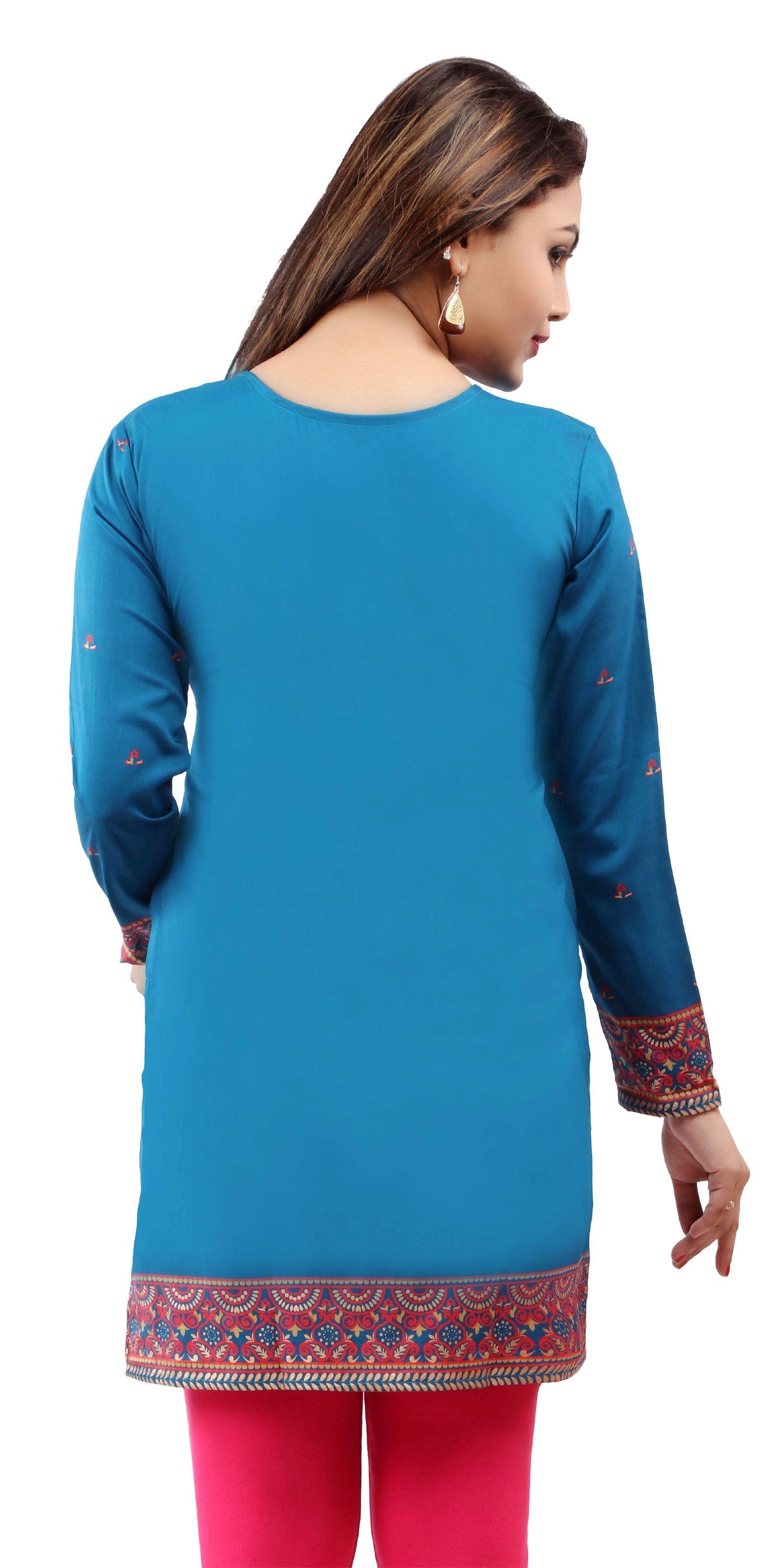Blue kurti for women