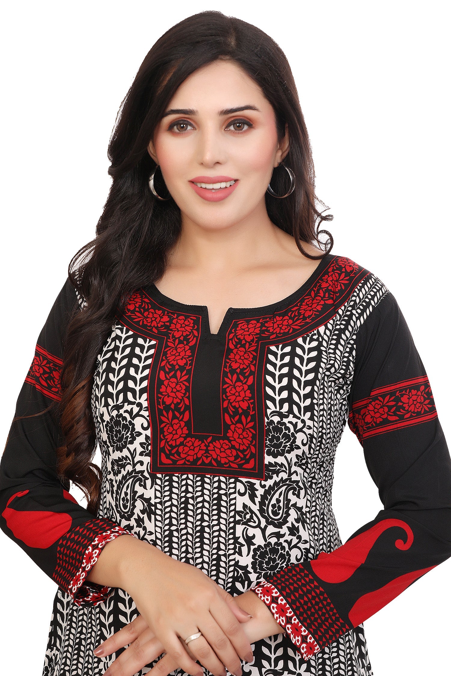 Black-red Kurti
