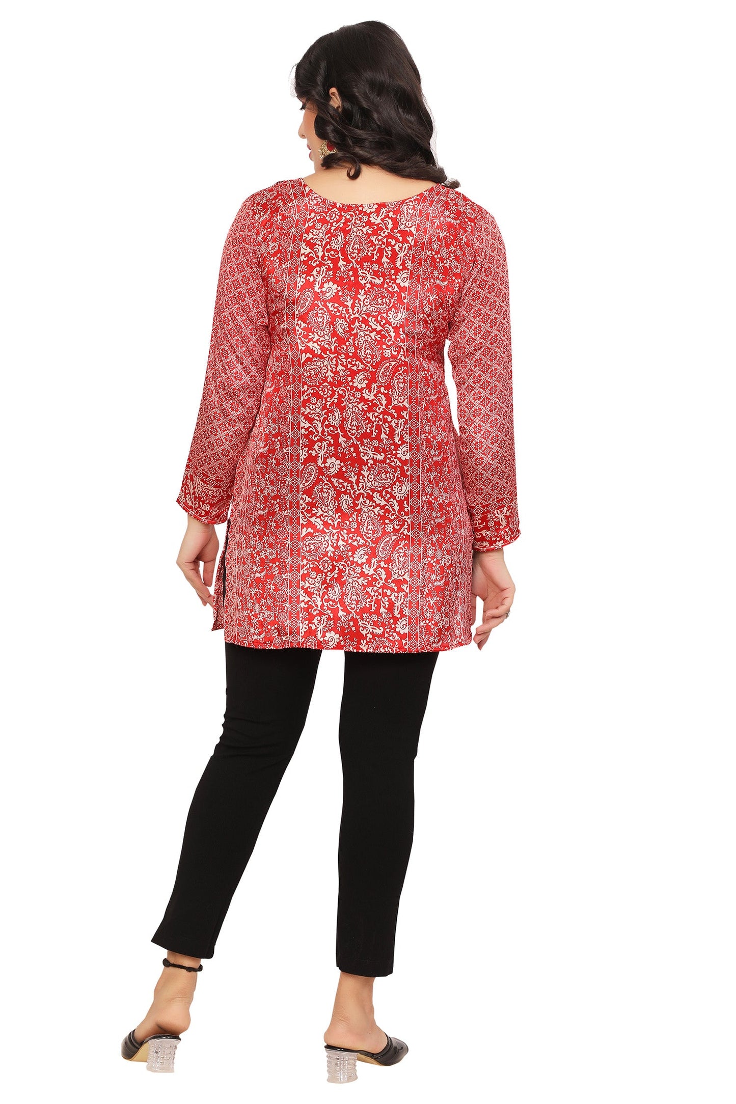 Red kurti for party wear
