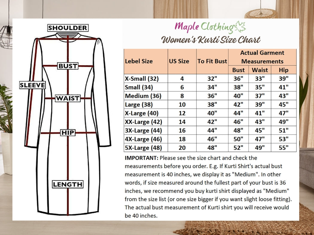 Beige kurta for women