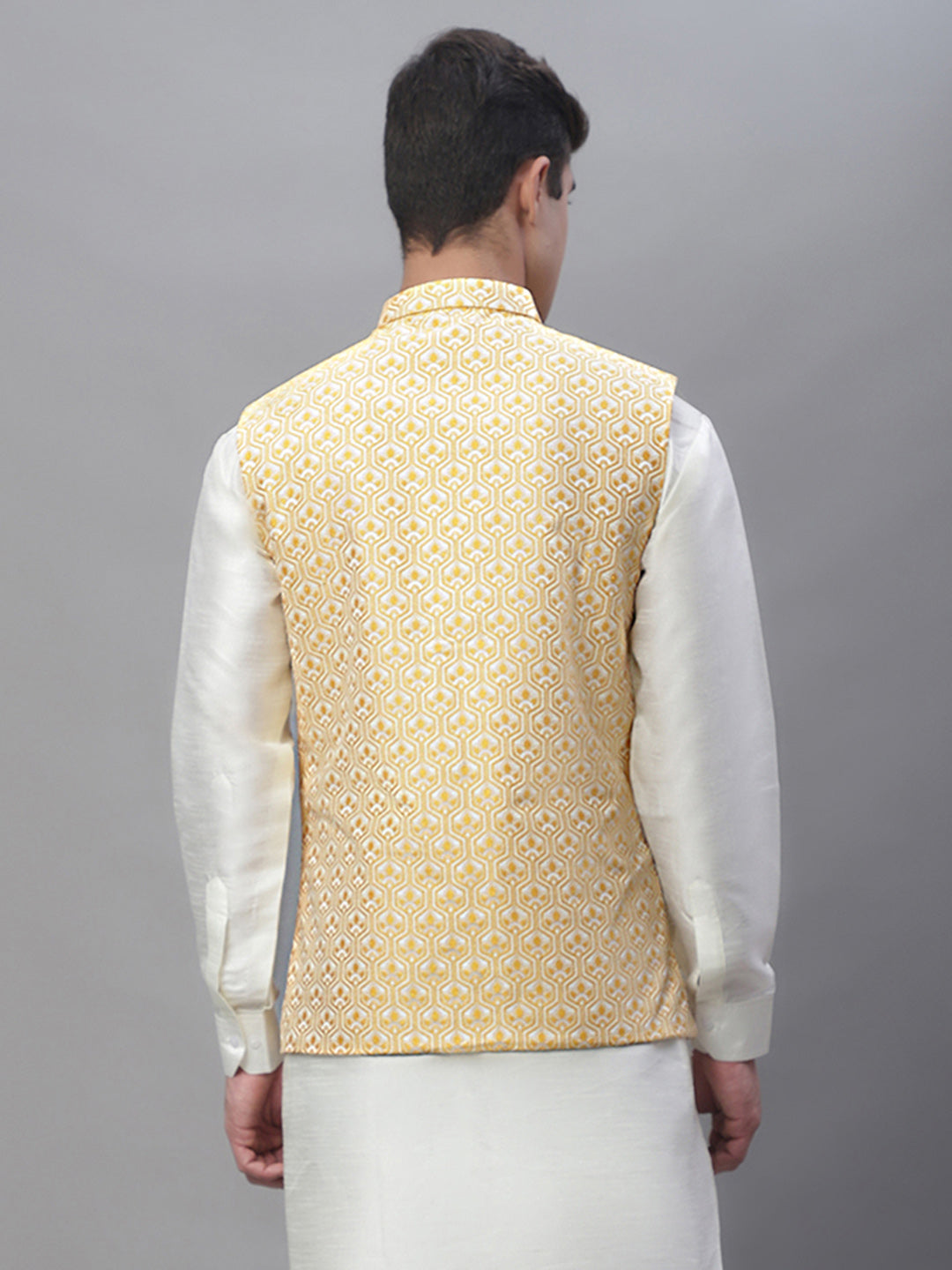 Gold Indian Waistcoat for men